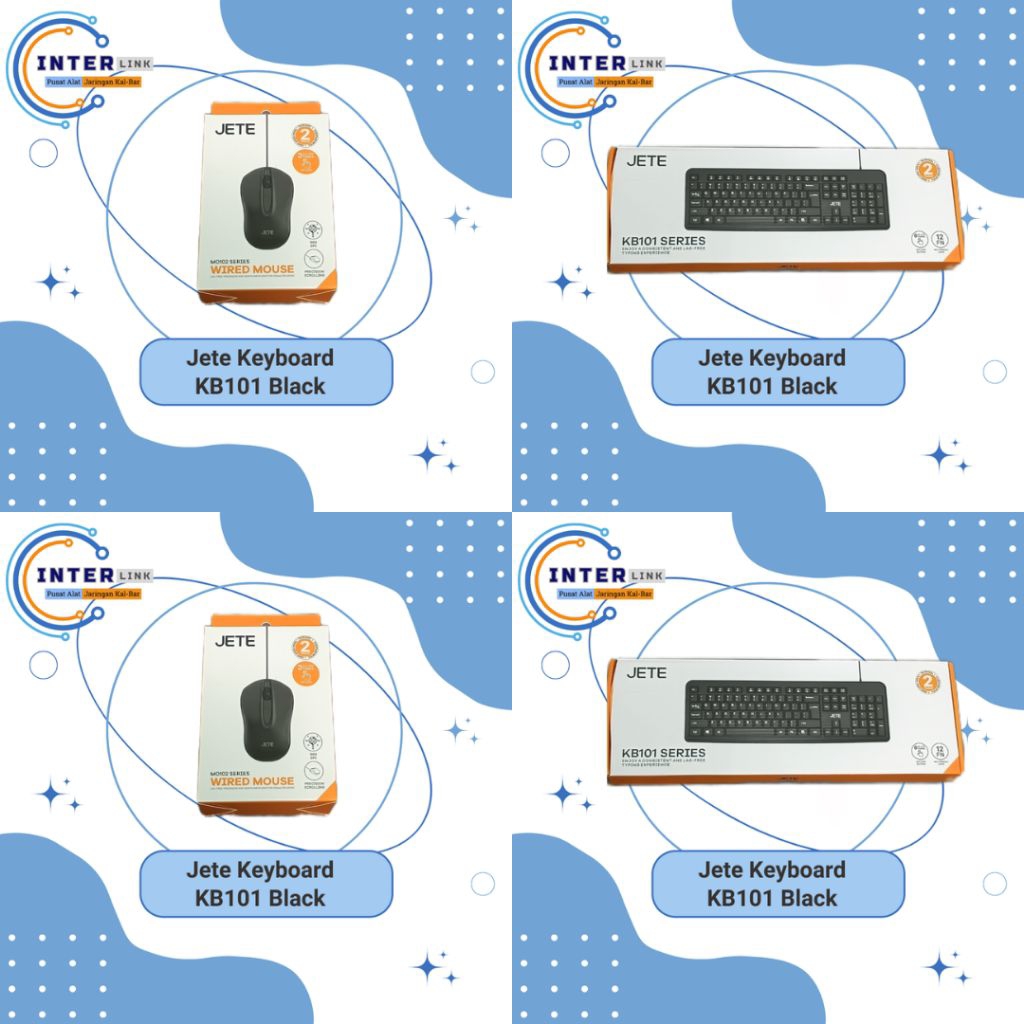 JETE Mouse MO102 & Keyboard KB101