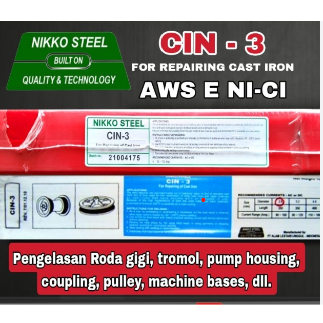 Kawat Las Cin 3 Nikko Steel 5 kg