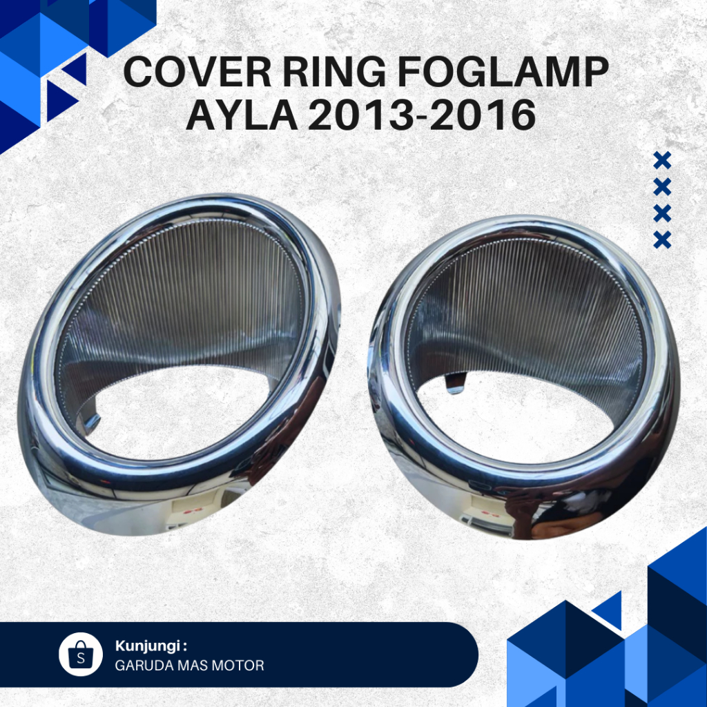 COVER RING FOGLAMP AYLA 2013 - 2016 ABS ORIGINAL