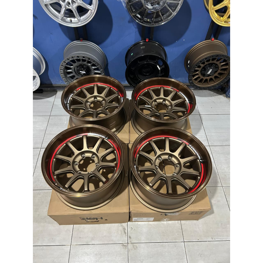 Velg Mobil Celong HSR TOBOALI R18 Bronze Fortuner Pajero Hilux DC