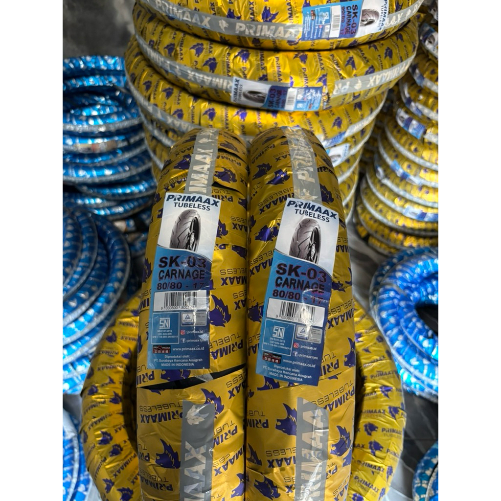 BAN PRIMAX SK 03 80/80 RING 17 Tubeless