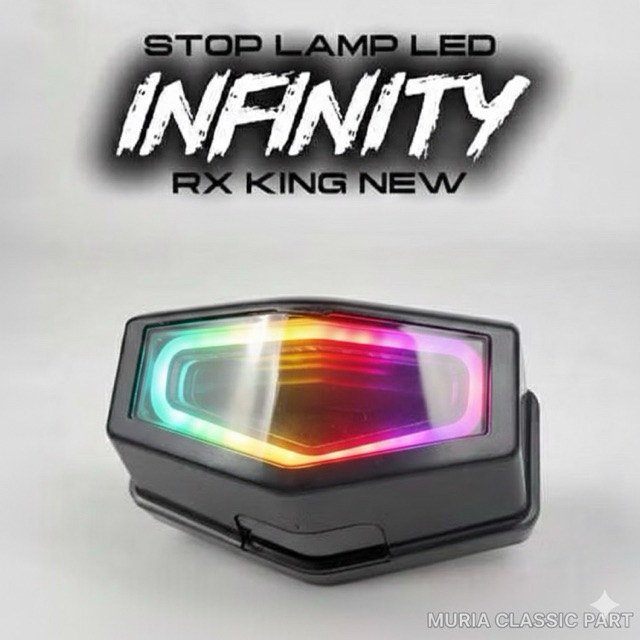 Lampu Stop Belakang Stoplamp LED Motor Rx-King New UFO INFINITY FULL RGB Original Sportyday