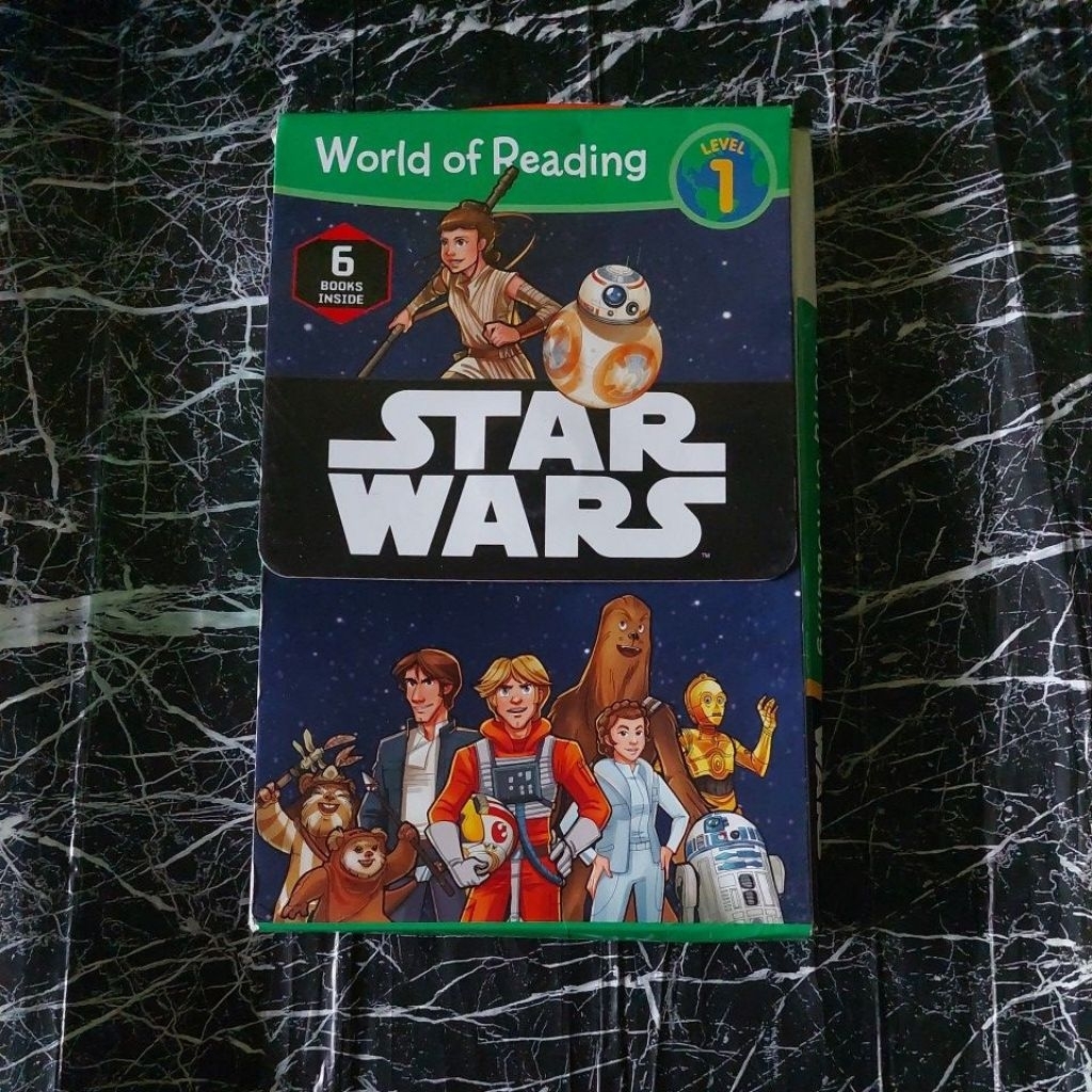 BUKU WORLD OF READING LEVEL 1 STAR WARS 6 BOOKS INSIDE