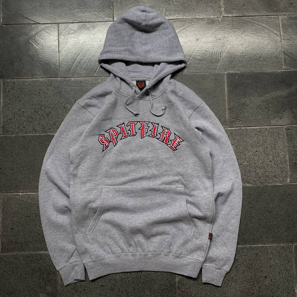 SPITFIRE - OLD ENGLISH GREY HOODIE
