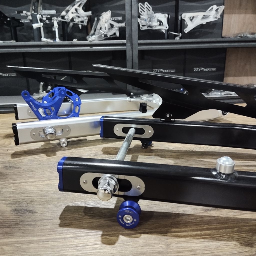 bpro racing swing arm mxking spc full cnc harduse lengan ayun mx king harian race 150 155