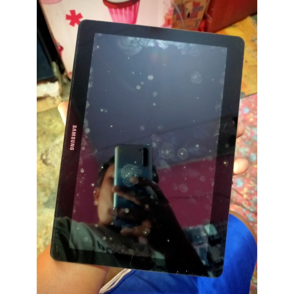lcd tab Samsung p5100 ori copotan minus ada kotor jamur kaya di Poto sentuh lcd normal