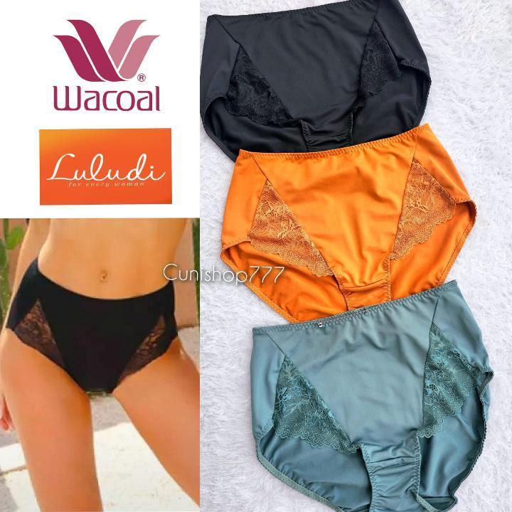 LULUDI by WACOAL AROHA PANTY MAXI SIZE L LL XL EL XXL LP 4238 CELANA DALAM CD WANITA RENDA LACE LP42
