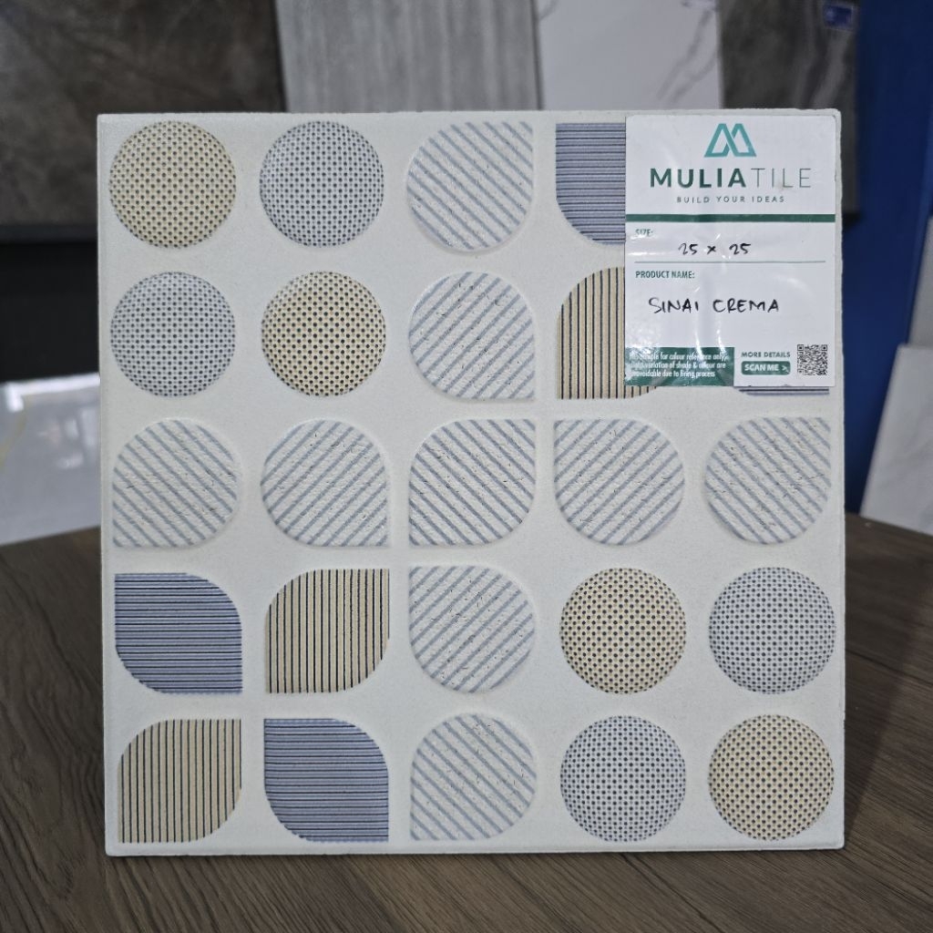 Keramik Lantai Kamar Mandi / Keramik Kasar Kamar Mandi / Keramik Mulia 25x25 SINAI BEIGE