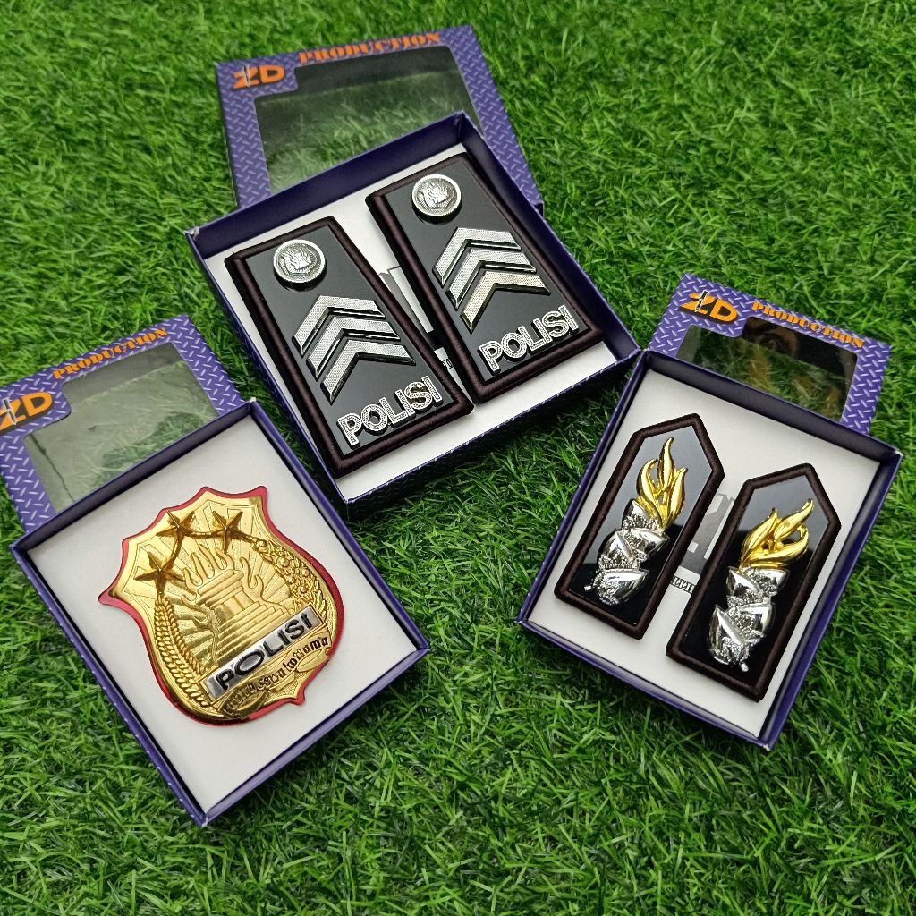 Pangkat PDH BRIGADIR POLRI 1 SET PREMIUM / Pangkat PDH BRIGADIR POLRI / Pangkat BRIGADIR POLRI
