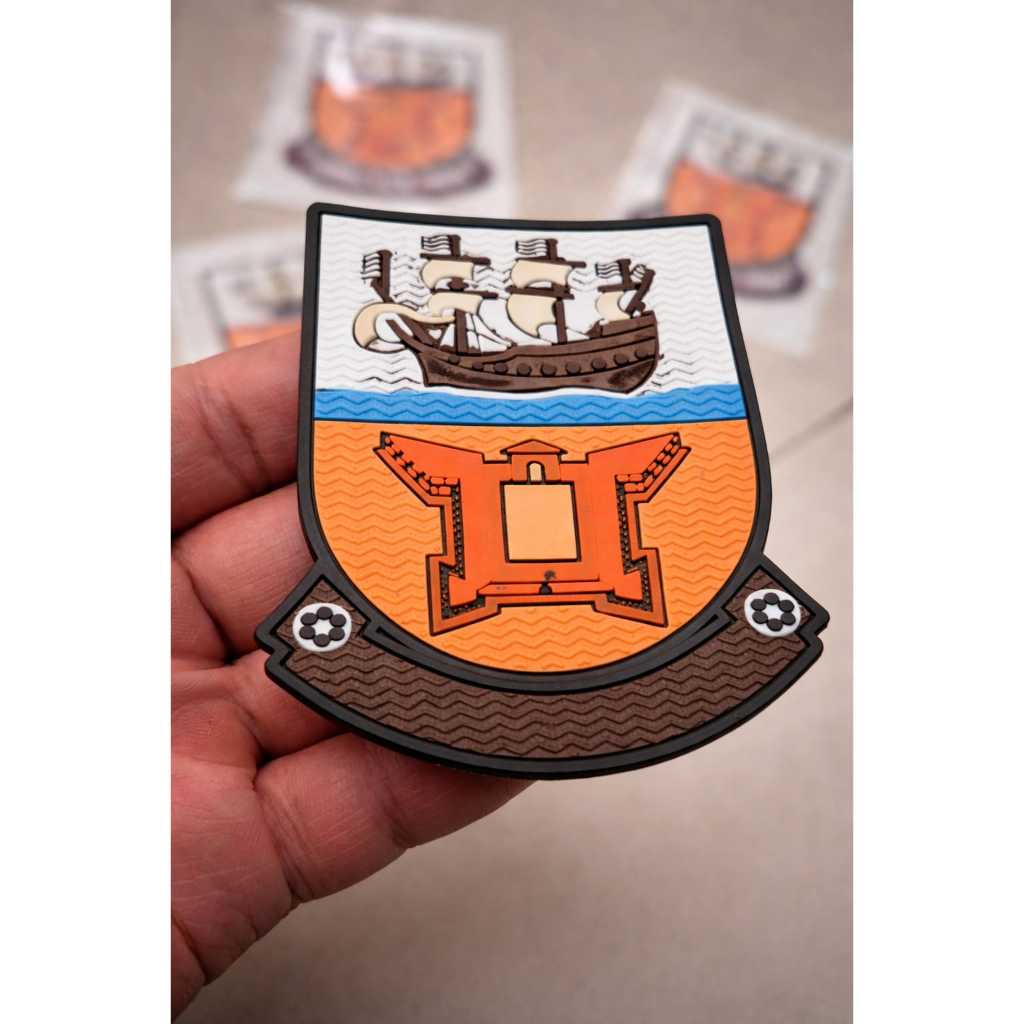 Patch Label Jersey Custom Silikon Desain 3D