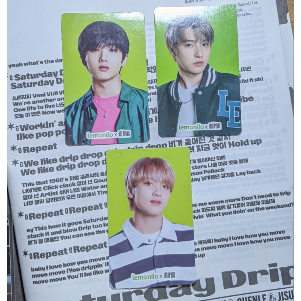 PHOTOCARD LEMONILO NCT DREAM