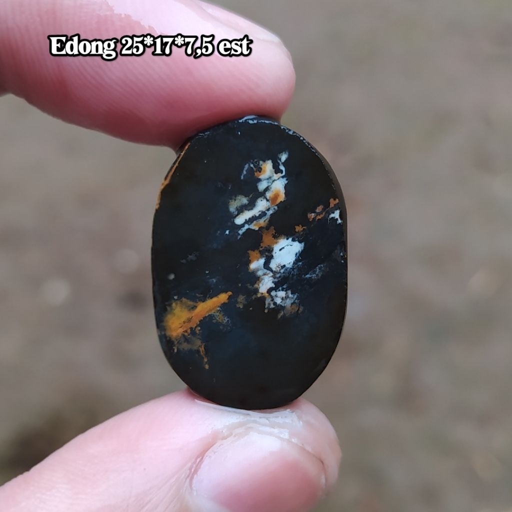 (BISA COD) Bahan Pola Kasar Batu Akik Pancawarna Garut Edong