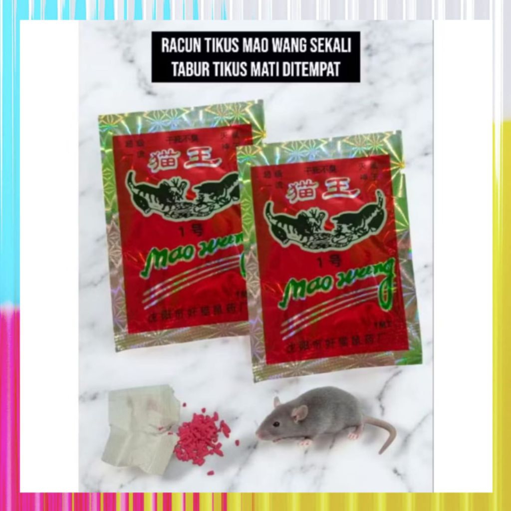 Bubuk Racun Tikus Super Ampuh Mati Ditempat Seketika racun tikus berhologram racun tikus mati kering