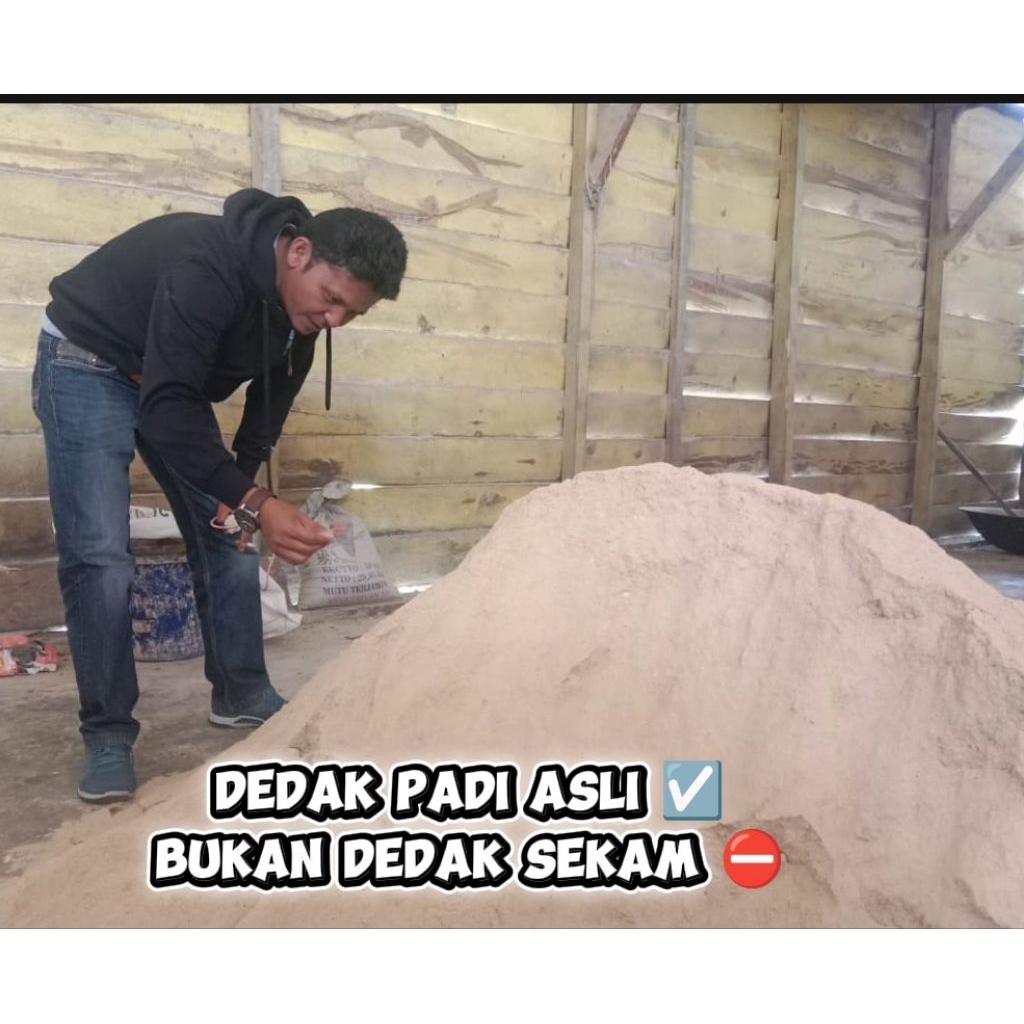 Dedak padi asli 1 kg (bukan dedak sekam)