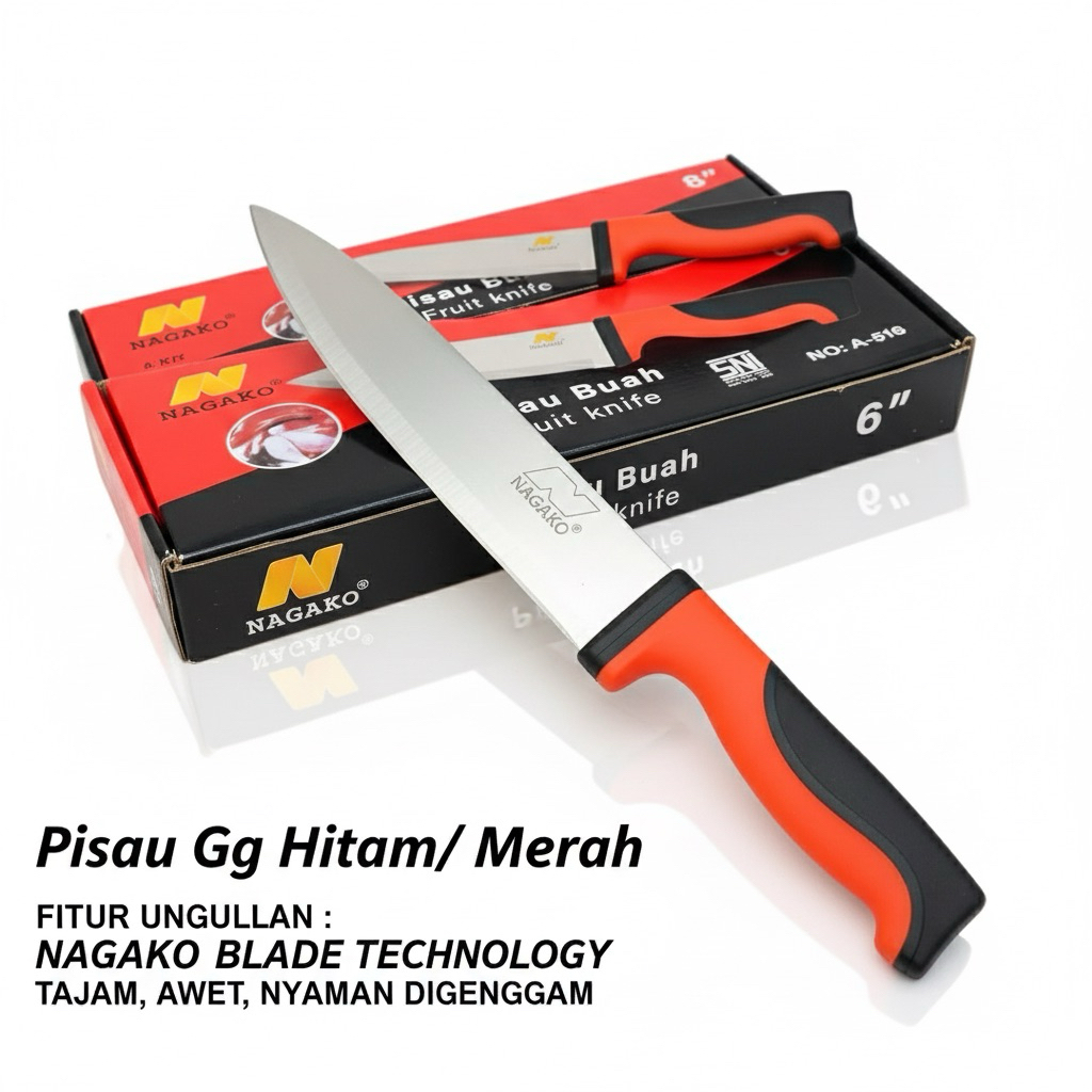 Pisau Dapur Stainless Steel Anti Karat Super Tajam