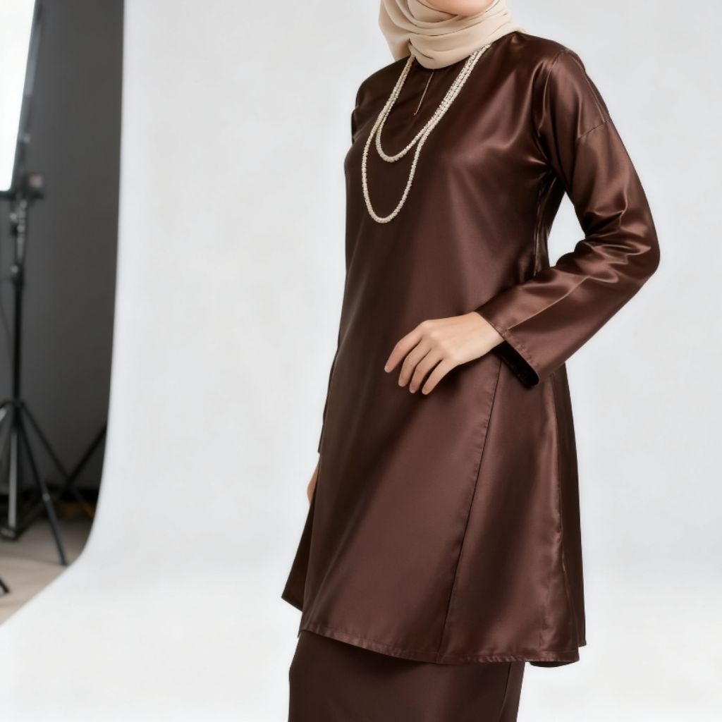 one set baju kurung melayu & rok melayu dewasa.
