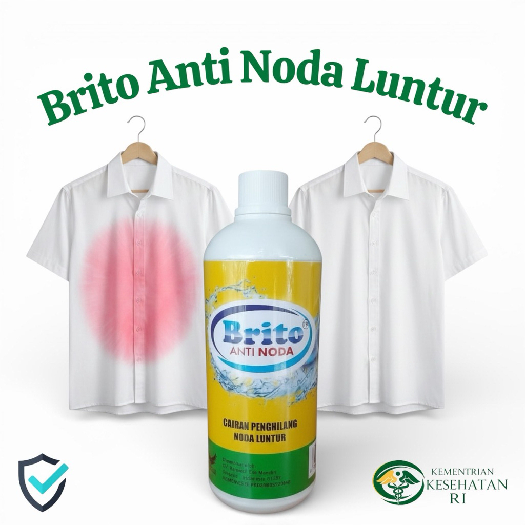 Brito Penghilang Noda Luntur 1 Liter | Pembersih Noda Pakaian