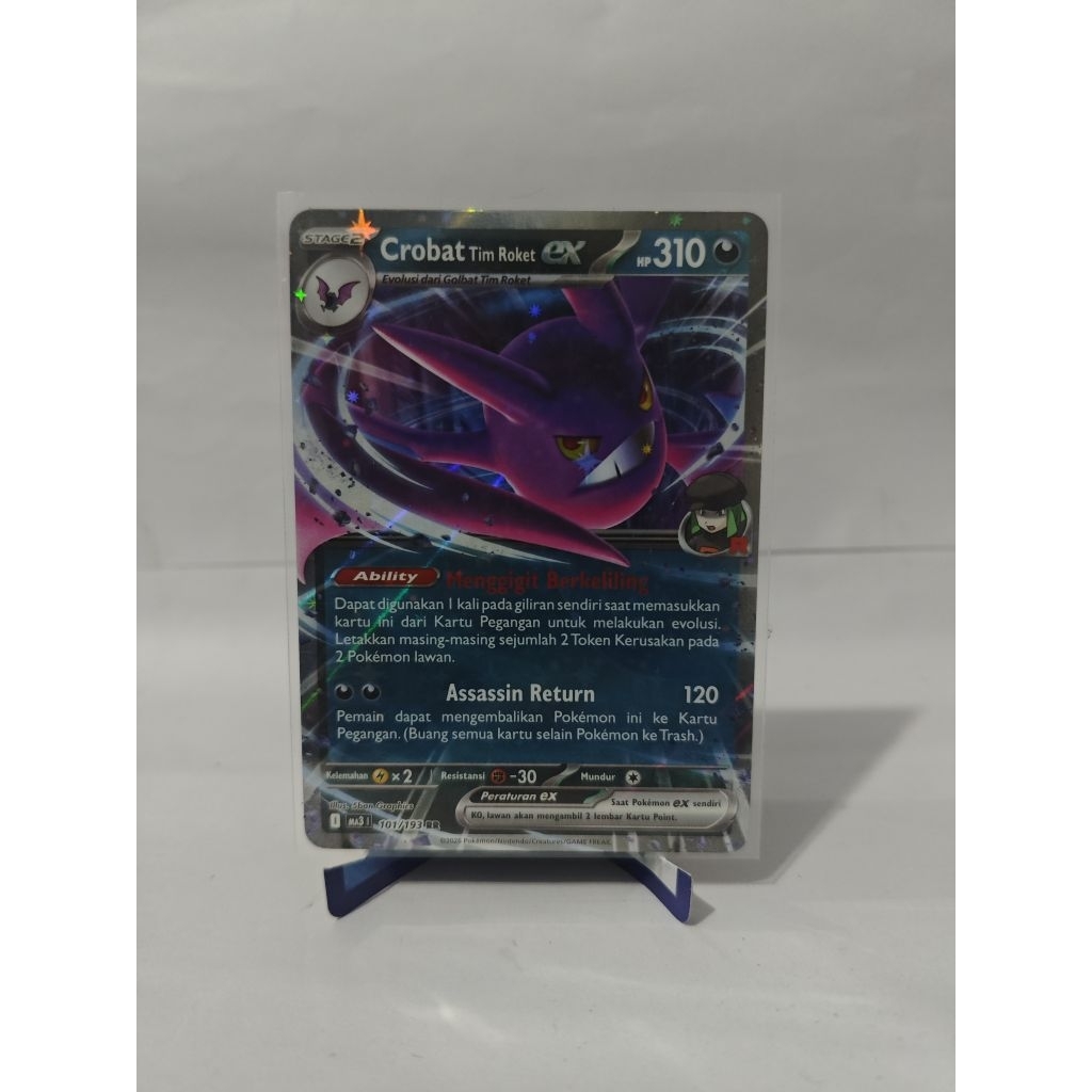 crobat rr tcg pokemon indonesia