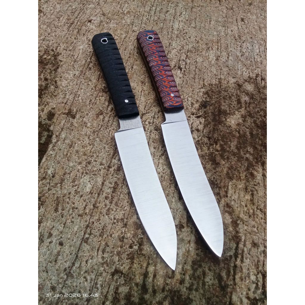 Pisau Santoku Knife Master Chef / Pisau Dapur / Pisau Daging / Baja Modern Bohler K110 / Anti Karat