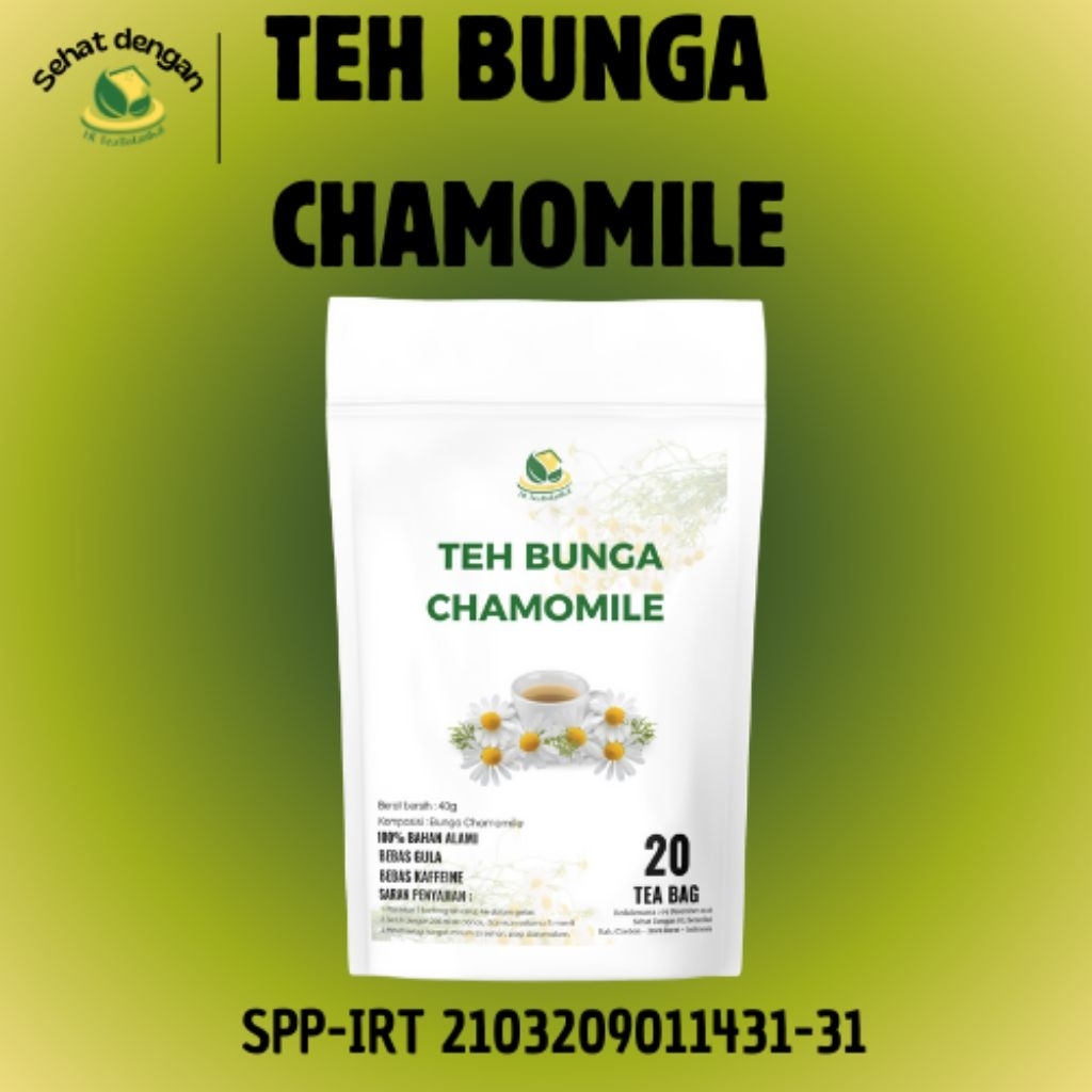 HL Botanikal : Teh Celup Chamomile | Chamomile tea | Insomnia & Meningkatkan Kualitas Tidur | Gerd d
