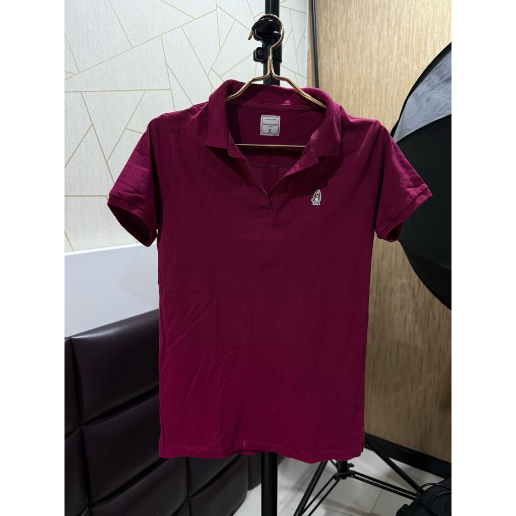 Preloved Hush Puppies Kaos Kerah Wanita Size M