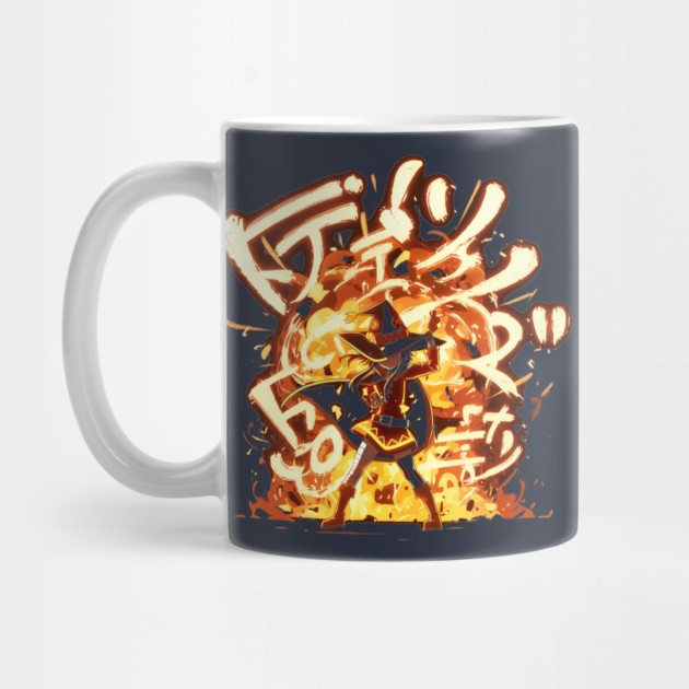 Megumin Explosion Konosuba Anime Fan Art - Megumin Coffee Mug