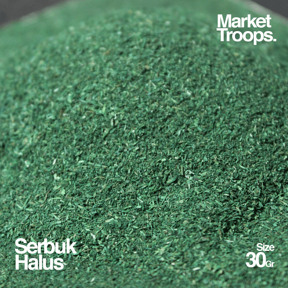 Serbuk Rumput Kayu Halus  / Bahan Maket / Miniatur / Diorama Kemasan 30Gr
