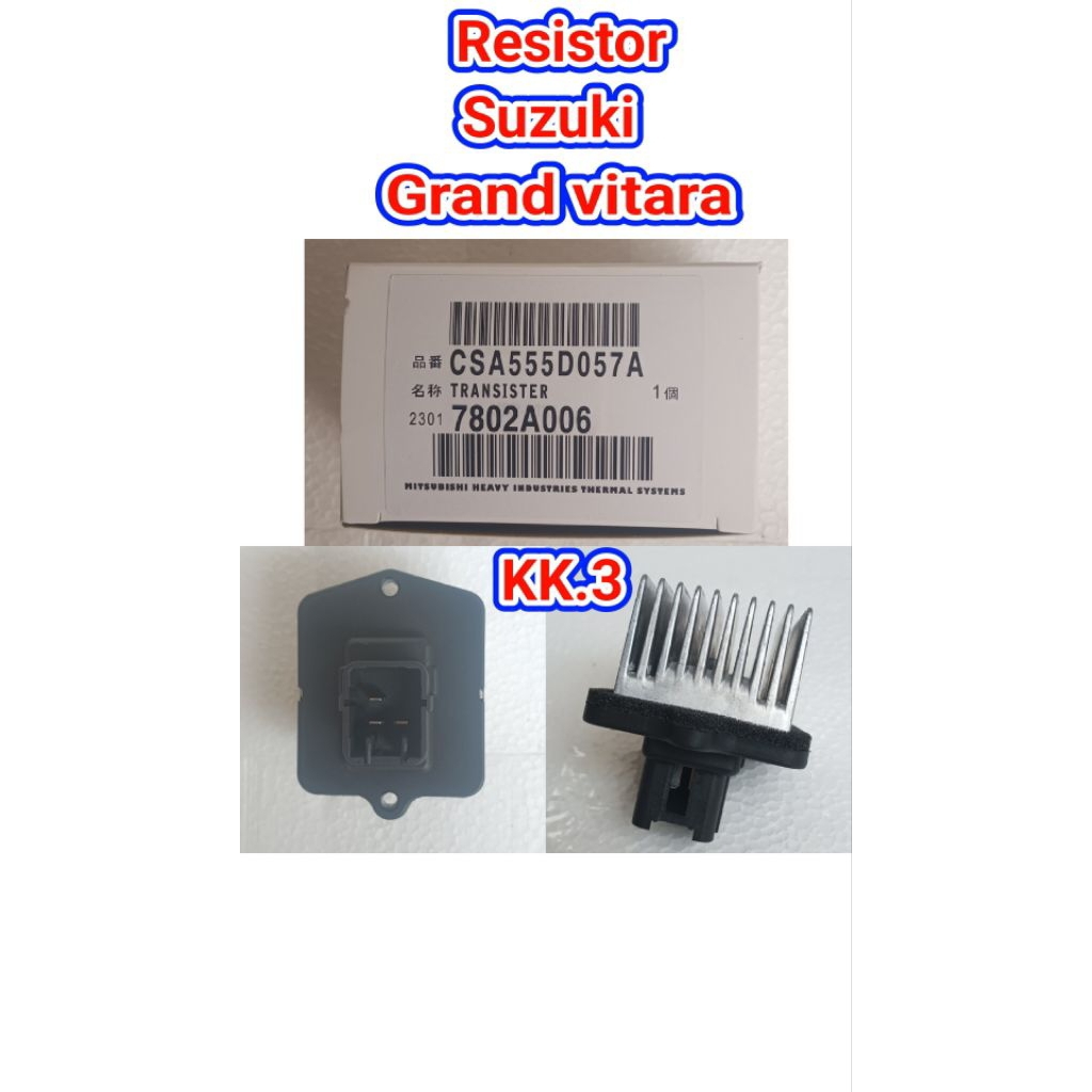 Resistor Werstant Blower AC Mobil Suzuki Grand Vitara