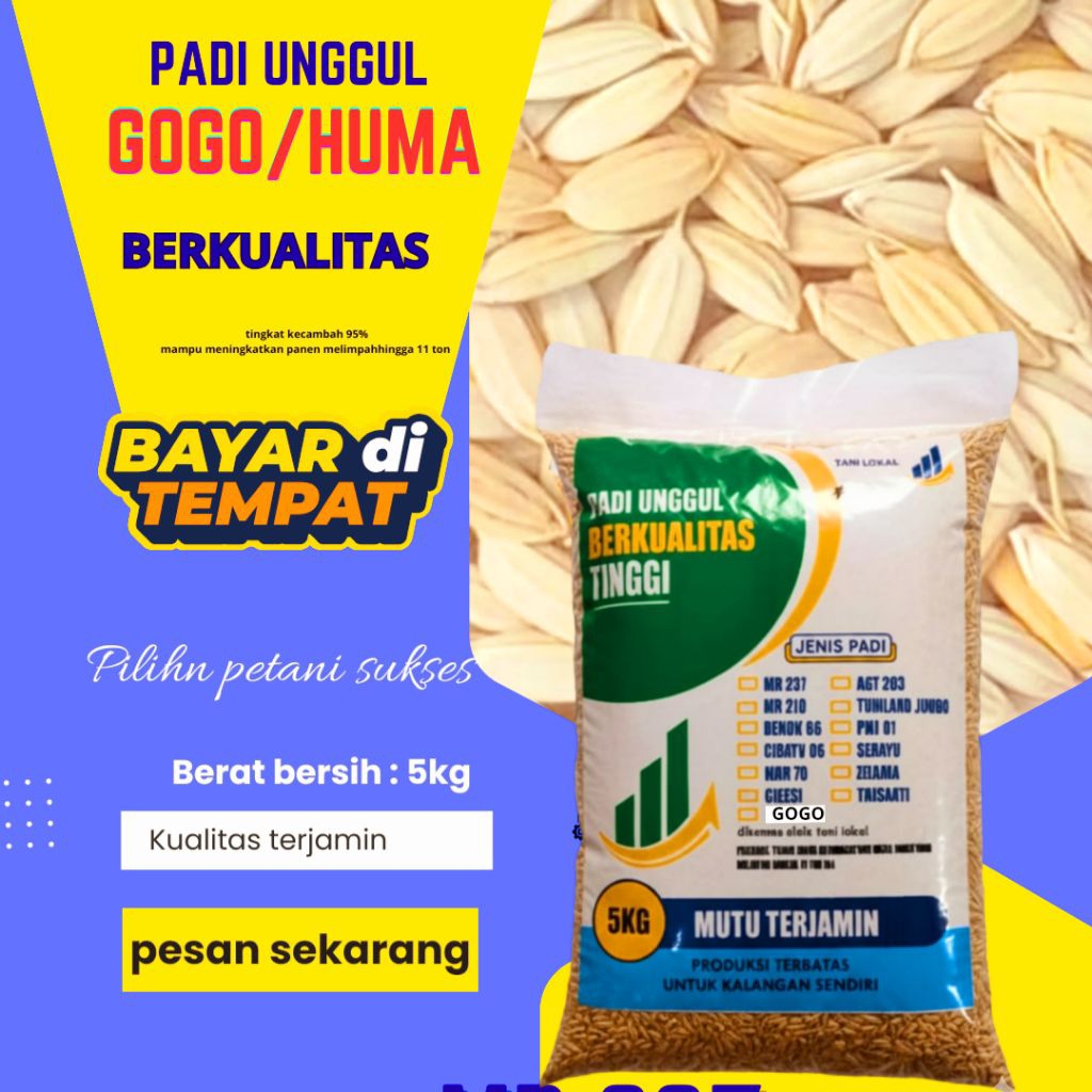 BENIH PADI GOGO KEMASAN 5K