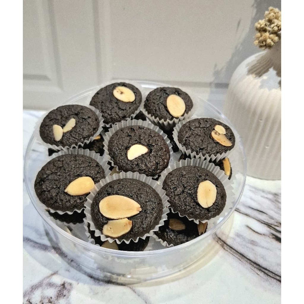 Brownies cup mini aneka kue kering isi toples lebaran | brownies cup 250gr 500gr