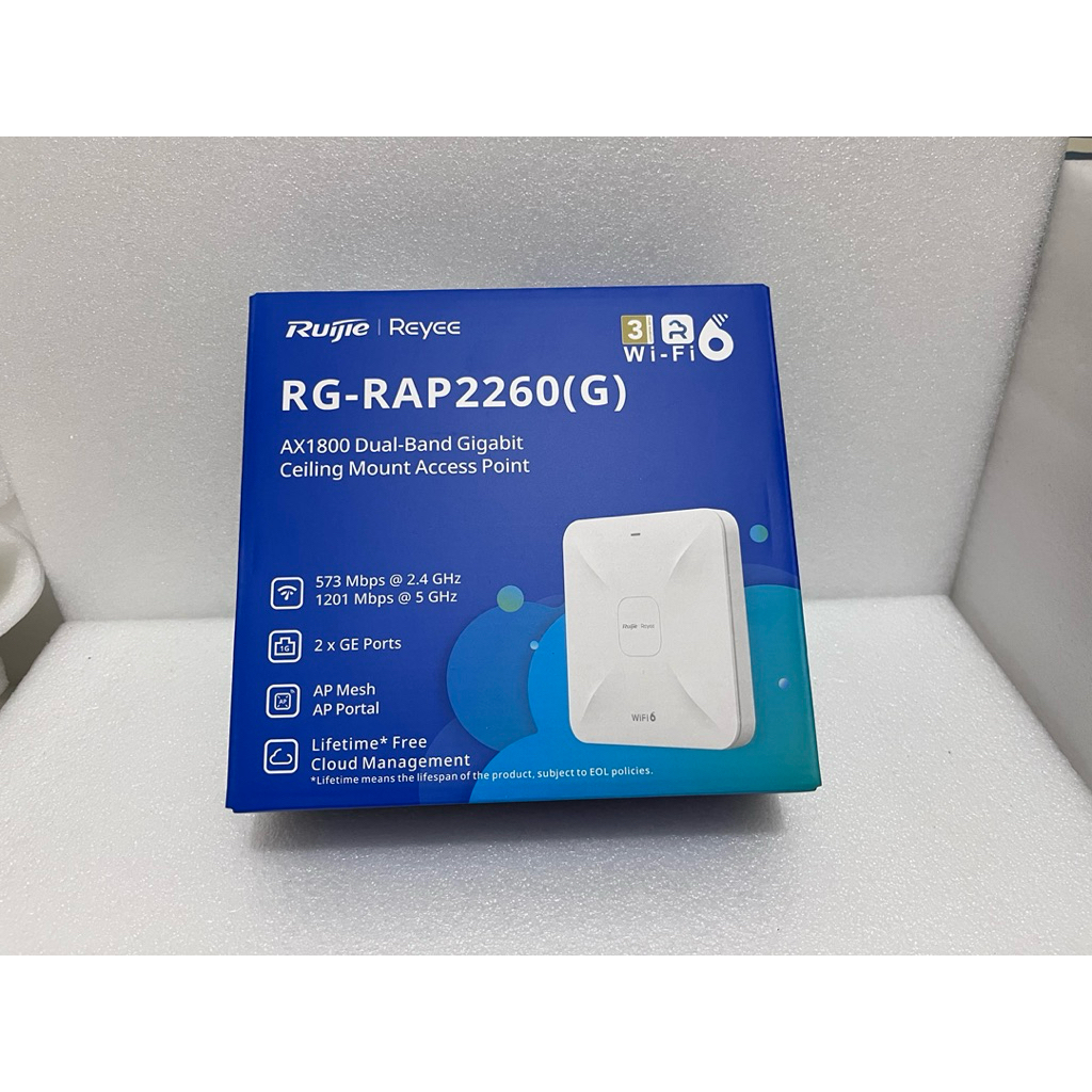 Ruijie Reyee RG-RAP2260(G) AX1800 Wi-Fi 6 Access Point RG RAP 2260 G Wifi 6 Ruijie Cloud