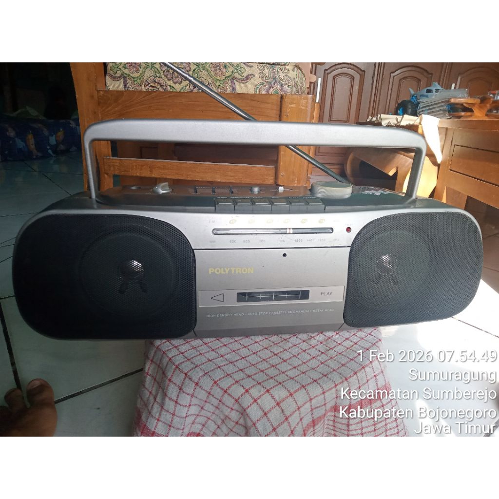 Radio/Tape Polytron PSC 123C Second sangat Normal masih ORIl