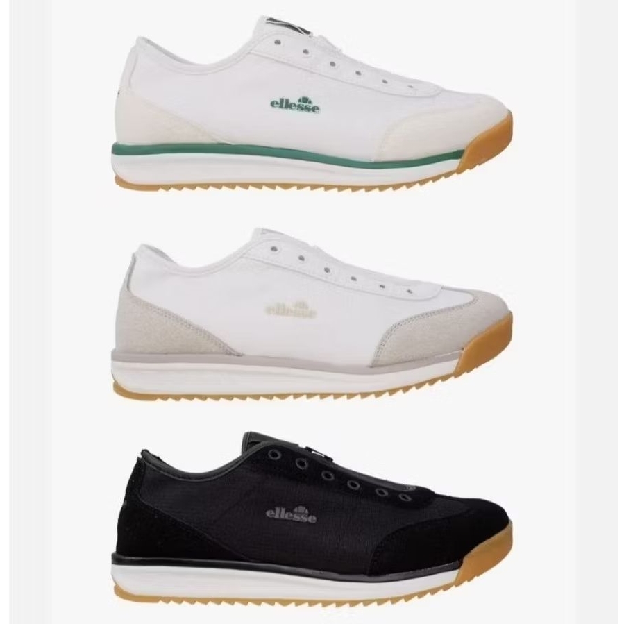 ELLESSE ANTONIO MENS CASUAL SHOES - WHITE BLACK