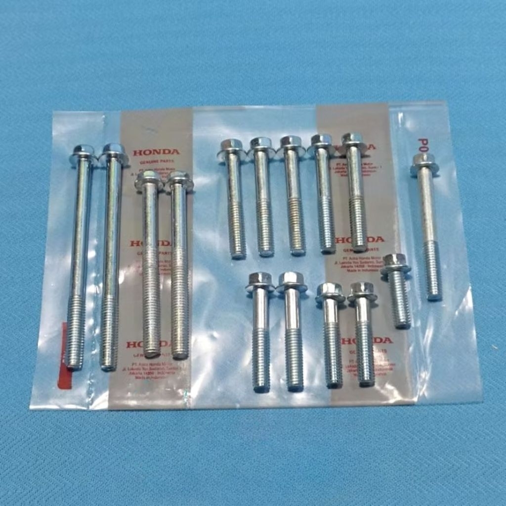 Baut Blok Mesin Kanan Kiri Kopling Magnet Honda Revo Blade Revo Absolute Abs Blade 110 Revo 110 Satu