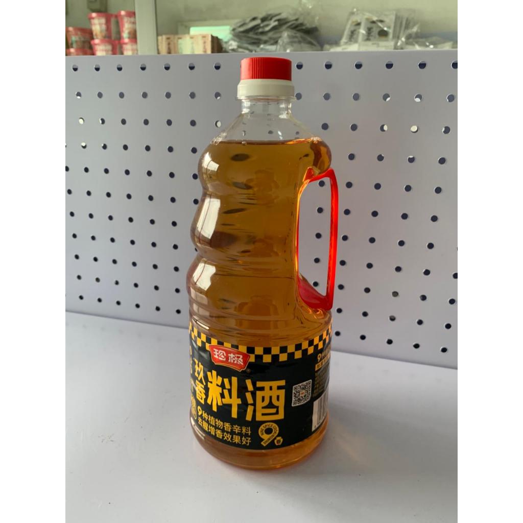 Zhenji Jiu Cooking Wine 1.29L Saus Arak Masak Botani 9 Rempah Khas Cina Liao Jiu