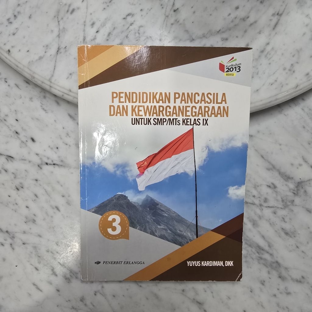 Buku Pendidikan Pancasila Dan Kewarganegaraan untuk SMP/MTs Kelas IX kelas 9 PPKN bekas seperti baru