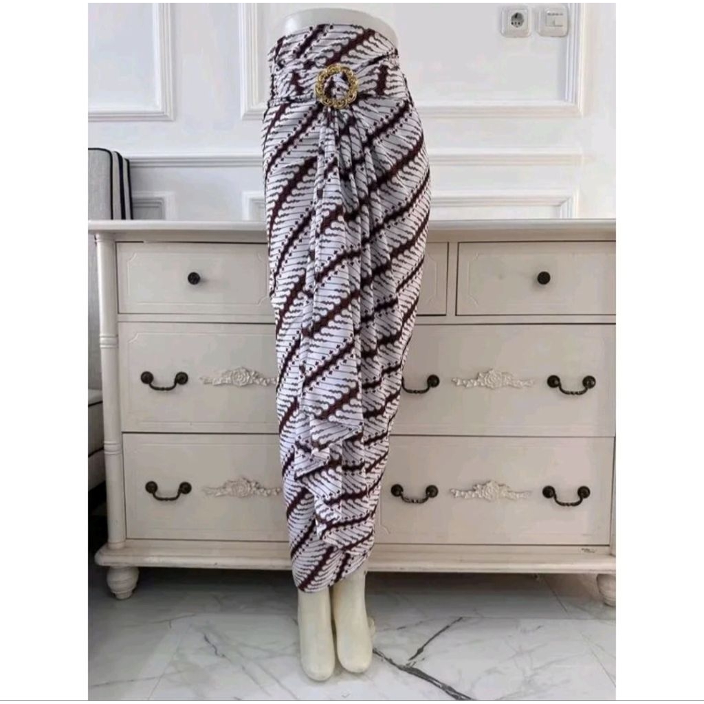 Rok lilit batik wrap skirt rok kebaya motif bunga rok lilit batik kebaya