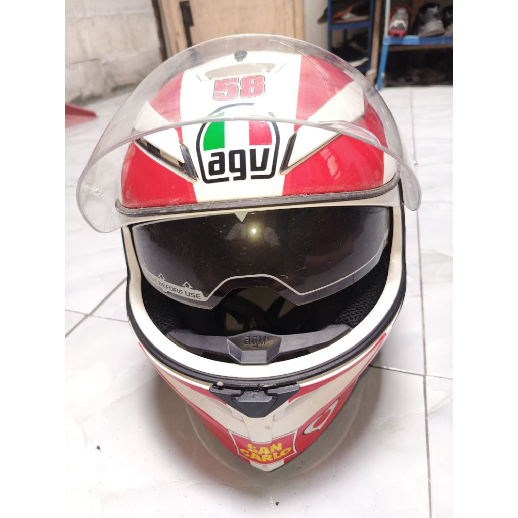 Helm AGV 68 replika Loris Capirossi
