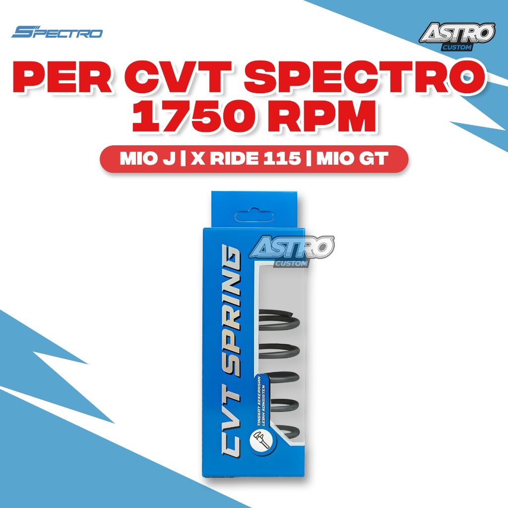 Spectro Per CVT 1750 RPM Mio J Mio Soul GT 115 Fino 115 Xride 115 Per Kampas Ganda Pulley CVT Racing