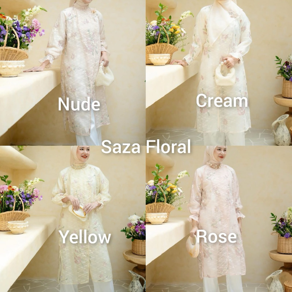 ALUNA SET HAIDEE ORLIN SAZA FLORAL TUNIK HAIDEE ORLIN RAYANA TUNIK ORIANA GARDENIA HUMAIRA SET HAIDE