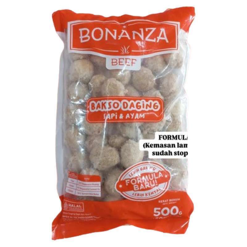 BONANZA BEEF BAKSO AB10 500 gram FROZEN FOOD