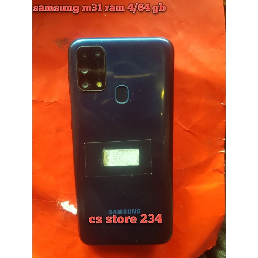 samsung M31 ram 6/128 gb