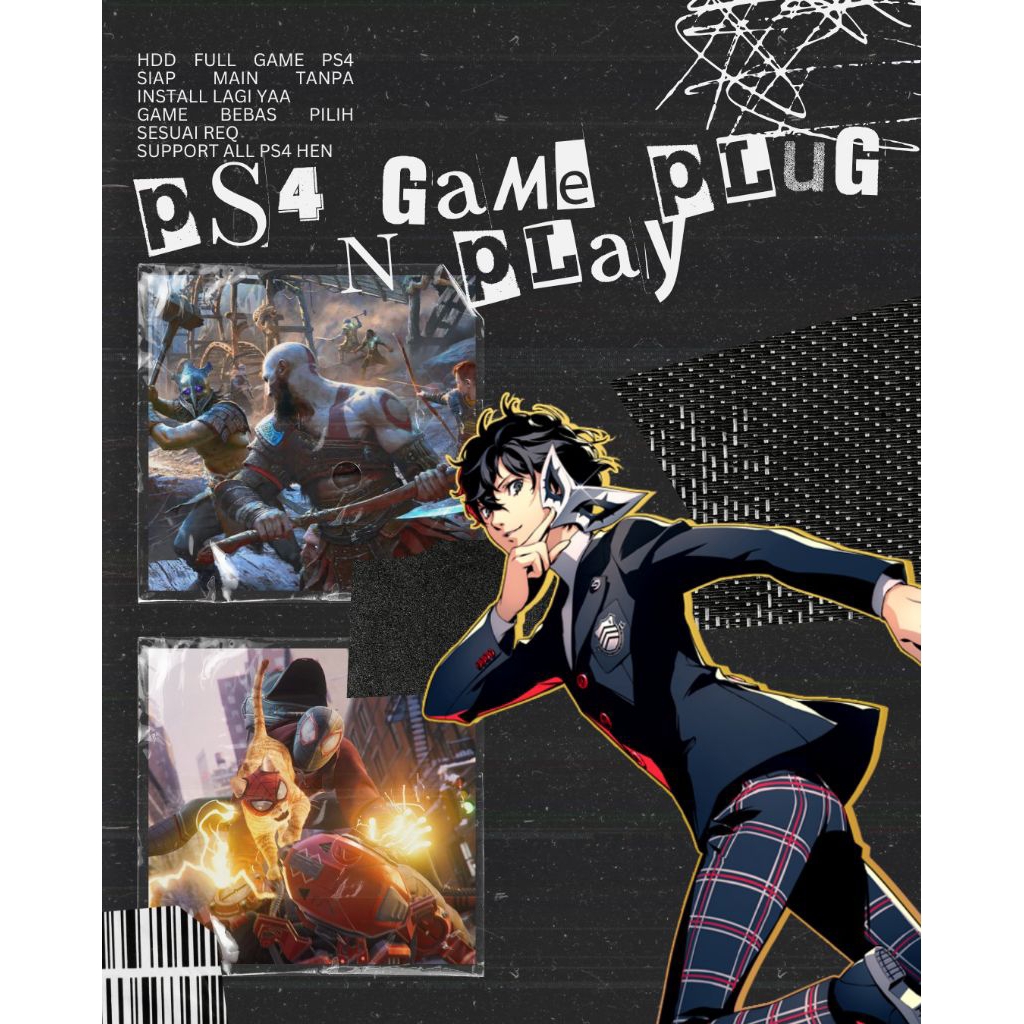 HDD External Full Game ps4 Plug N Play Hen Only