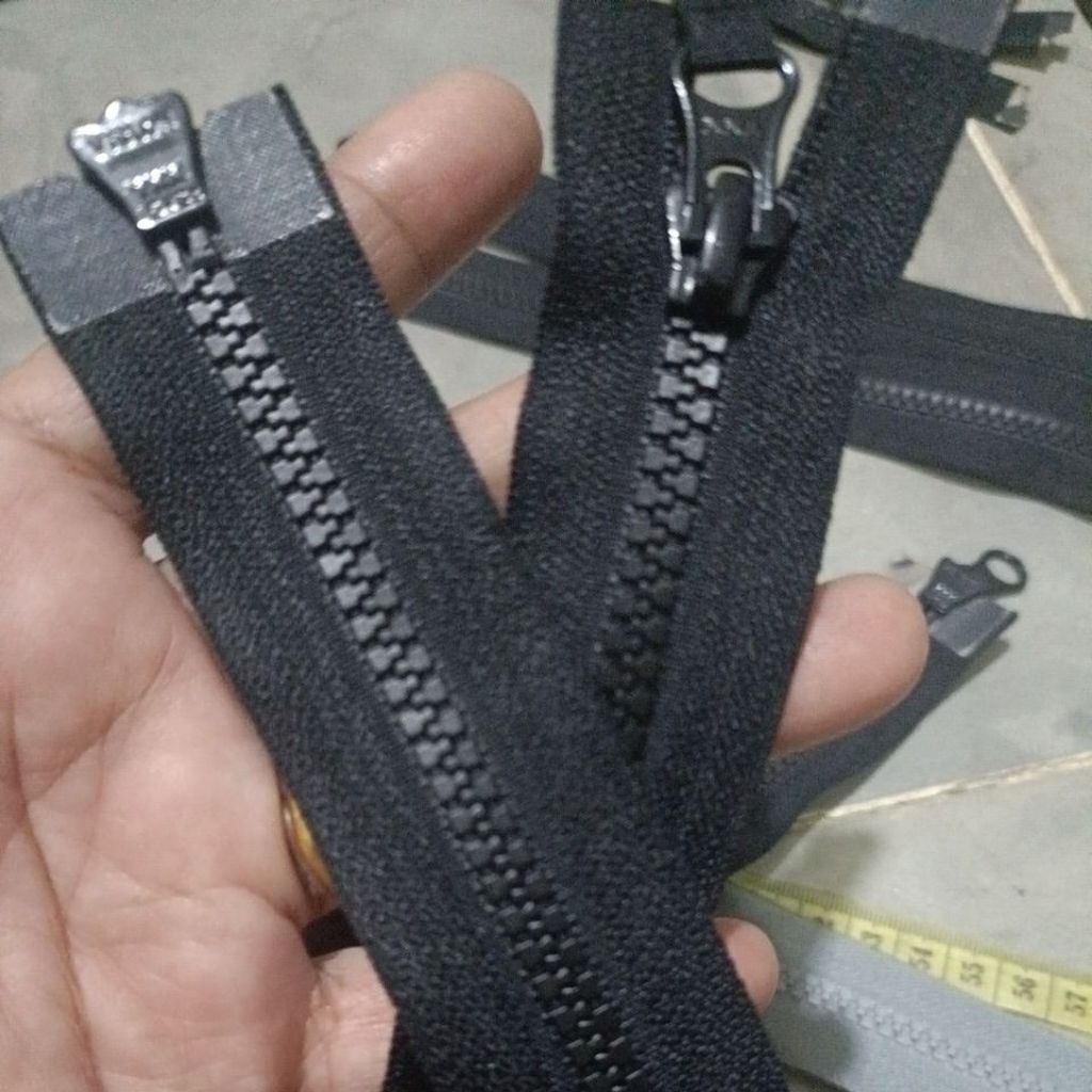 Resleting jaket kepala dua ykk vislon no 5