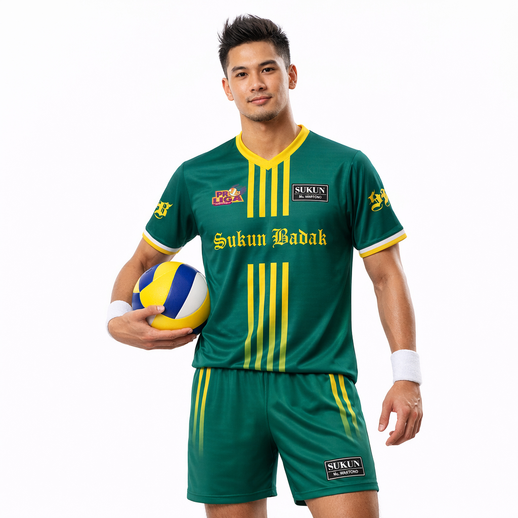 Setelan Baju Celana Voli Kudus Sukun Badak Proliga Men 2026