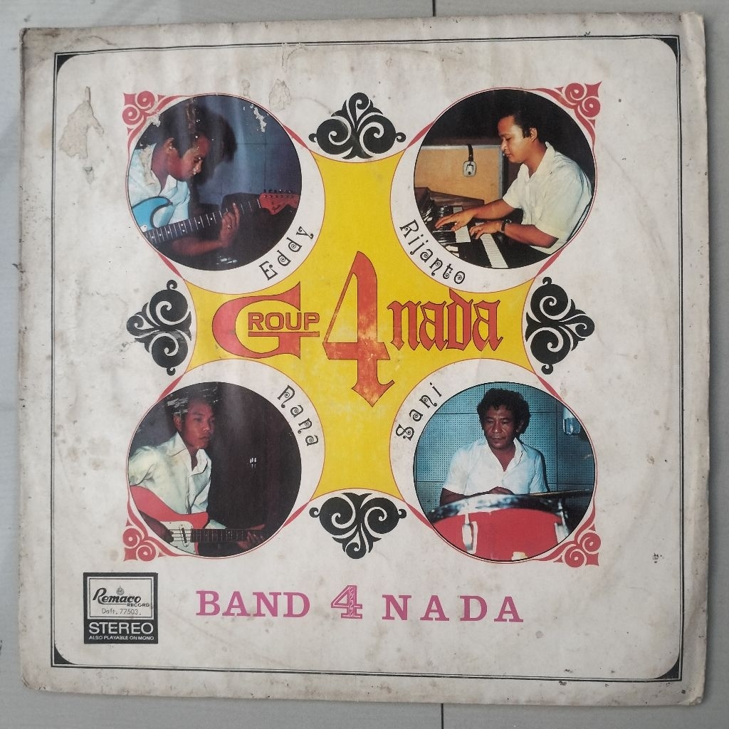 Piringan Hitam/Vinyl 12' Group 4 Nada - Band 4 Nada