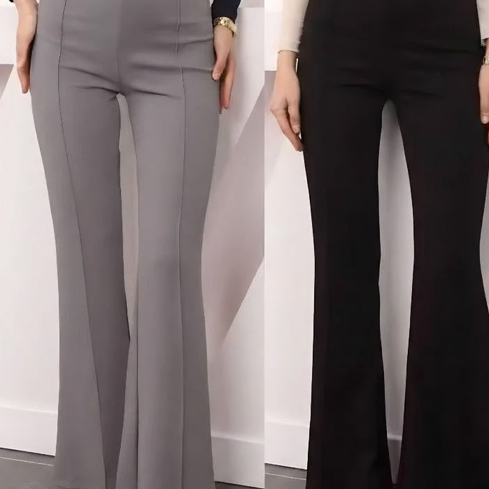 celana CUTBRAY wanita scuba jumbo celana cutbray highwaist wanita scuba BB 40-80 jumbo