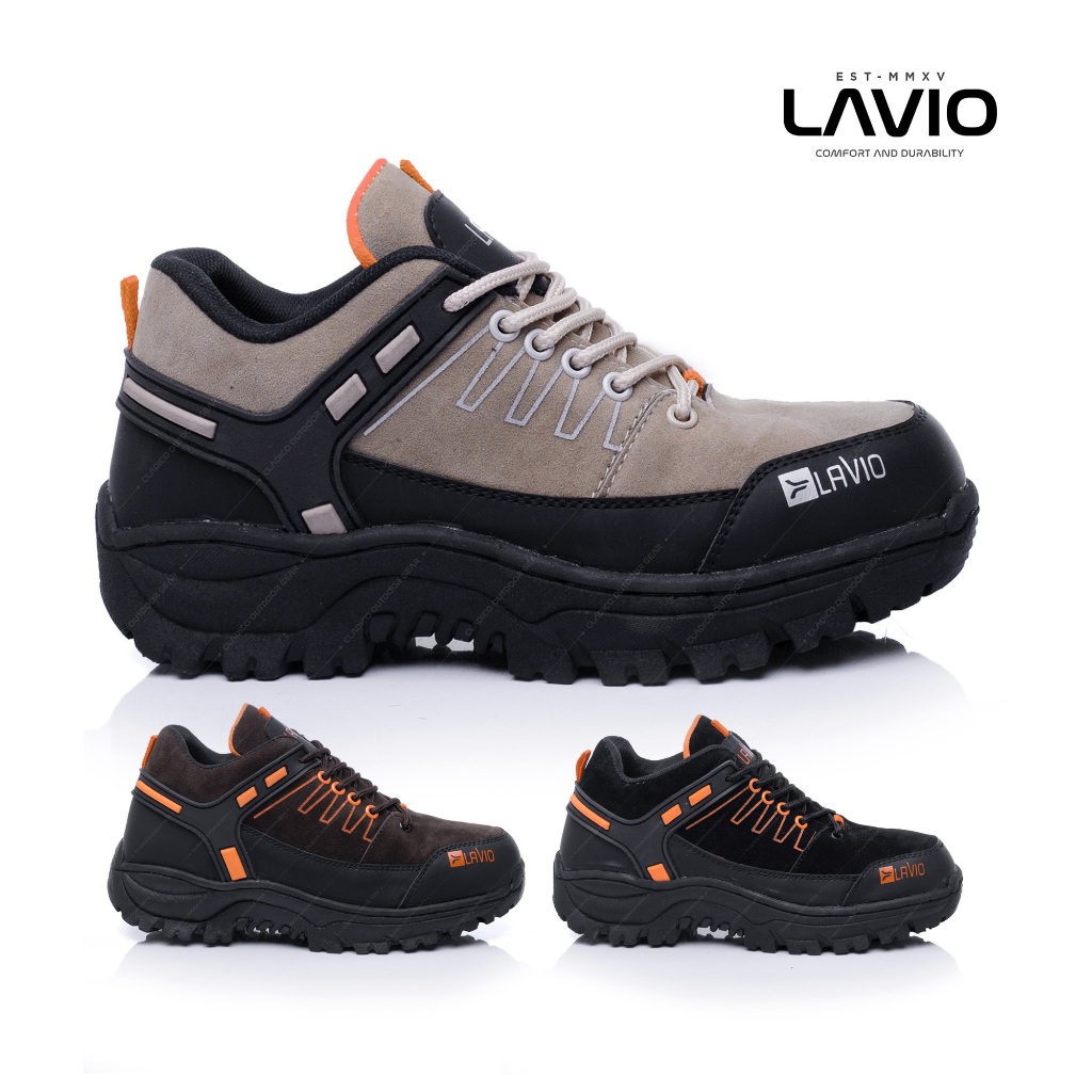 Lavio Leacher: Sepatu Safety Lavio Leacher Boots Kerja - Safety Shoes Ujung Besi Kuat & Anti Slip