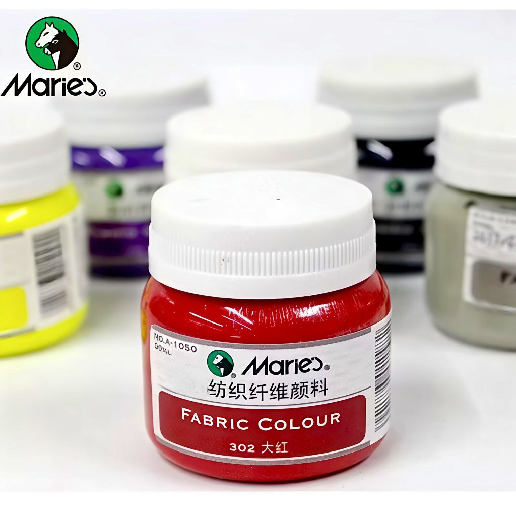 maries fabric colour cat pewarna kain tekstil anti luntur Netto 50ml