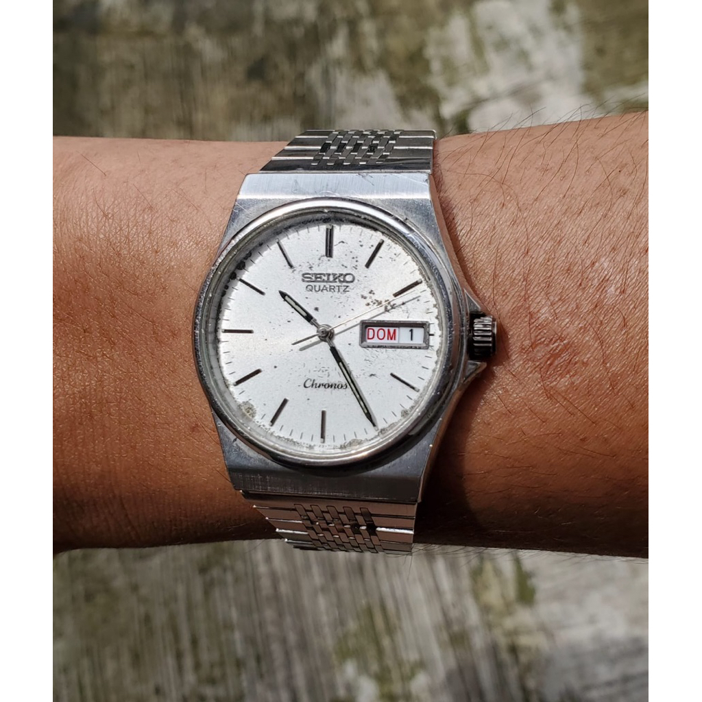 Jam Seiko Chronos Quartz JDM Second watch baca deskripsi
